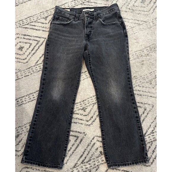 Levi's Women's Premium Middy Ankle Bootcut Denim Jeans Gray Size 27 - Picture 4 of 12